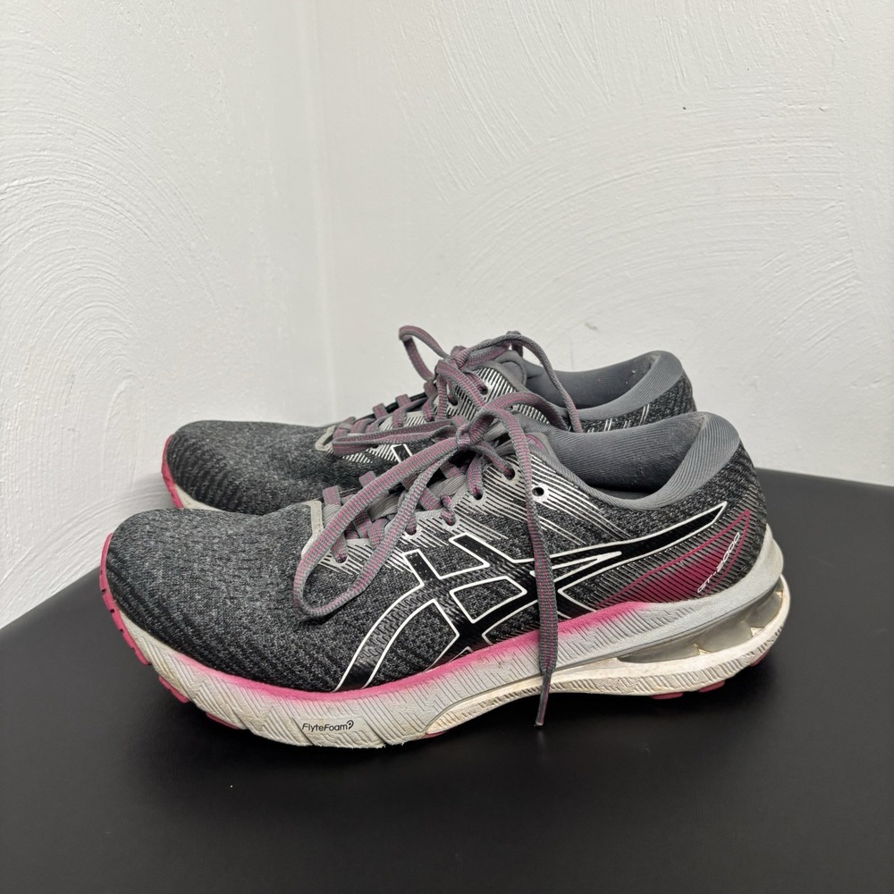 ASICS Womens GT-2000 10 Running Shoes 1012B045 Grey Black White Sneakers Size‎ 7